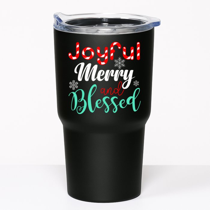 Joyful Merry And Blessed Tumbler