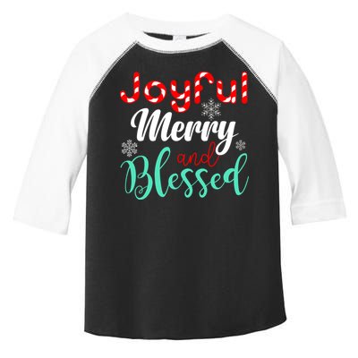Joyful Merry And Blessed Toddler Fine Jersey T-Shirt