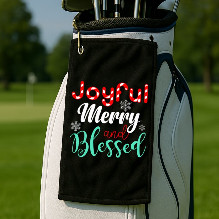 Joyful Merry And Blessed Golf Towel