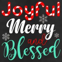 Joyful Merry And Blessed Golf Towel