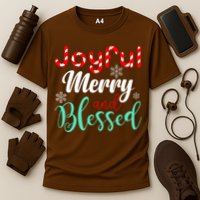 Joyful Merry And Blessed Performance Shirt