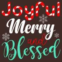 Joyful Merry And Blessed Performance Shirt