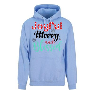 Joyful Merry And Blessed Unisex Surf Hoodie