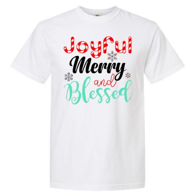 Joyful Merry And Blessed Garment-Dyed Heavyweight T-Shirt