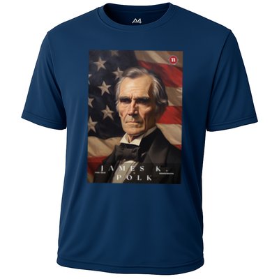 James Polk 11th President Of The United States Portrait Performance Shirt