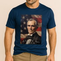 James Polk 11th President Of The United States Portrait Cooling Performance Crew T-Shirt