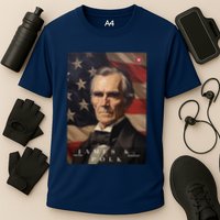 James Polk 11th President Of The United States Portrait Cooling Performance Crew T-Shirt