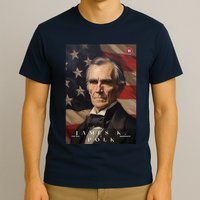 James Polk 11th President Of The United States Portrait T-Shirt