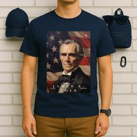 James Polk 11th President Of The United States Portrait T-Shirt