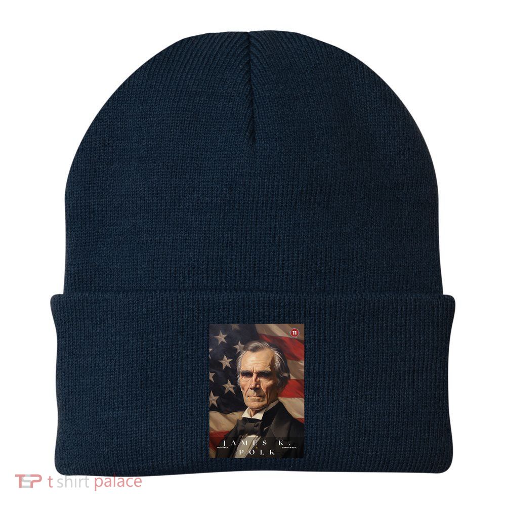 James Polk 11th President Of The United States Portrait Beanie