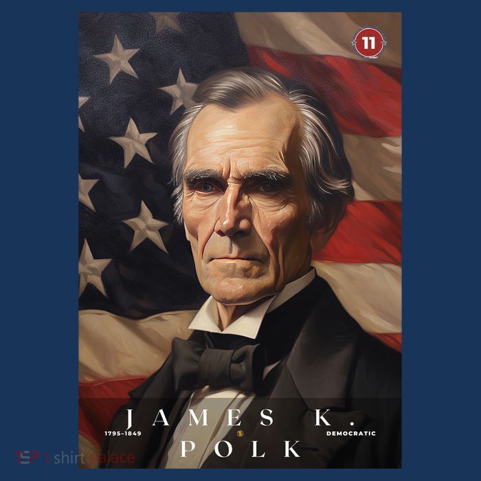 James Polk 11th President Of The United States Portrait Beanie