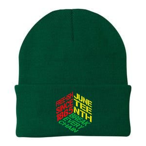 Juneteenth Pride African American Wo Knit Cap Winter Beanie