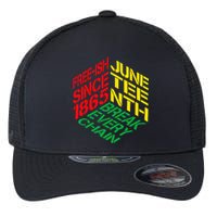 Juneteenth Pride African American Wo Flexfit Unipanel Trucker Cap