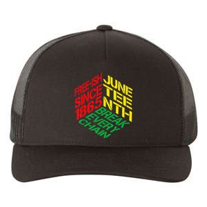 Juneteenth Pride African American Wo Yupoong Adult 5-Panel Trucker Hat