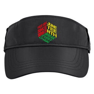 Juneteenth Pride African American Wo Adult Drive Performance Visor