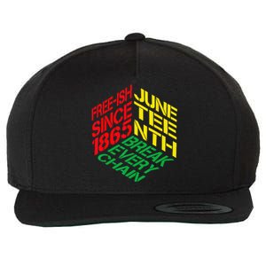 Juneteenth Pride African American Wo Wool Snapback Cap