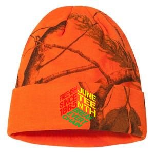 Juneteenth Pride African American Wo Kati Licensed 12" Camo Beanie