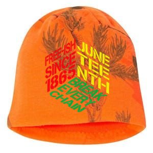 Juneteenth Pride African American Wo Kati - Camo Knit Beanie