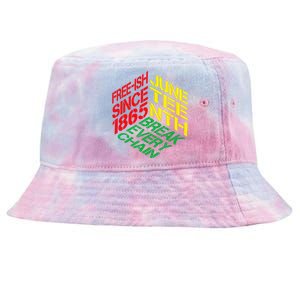 Juneteenth Pride African American Wo Tie-Dyed Bucket Hat