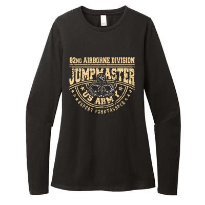 Jumpmaster Paratrooper Airborne 82nd Airborne Division Gear Womens CVC Long Sleeve Shirt