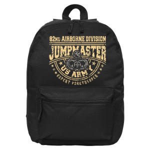 Jumpmaster Paratrooper Airborne 82nd Airborne Division Gear 16 in Basic Backpack