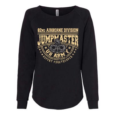 Jumpmaster Paratrooper Airborne 82nd Airborne Division Gear Womens California Wash Sweatshirt