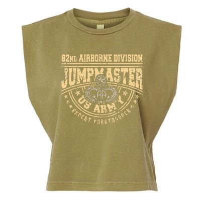 Jumpmaster Paratrooper Airborne 82nd Airborne Division Gear Garment-Dyed Women's Muscle Tee