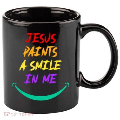 Jesus Paints A Smile In Me 11oz C Handle Ceramic Mug