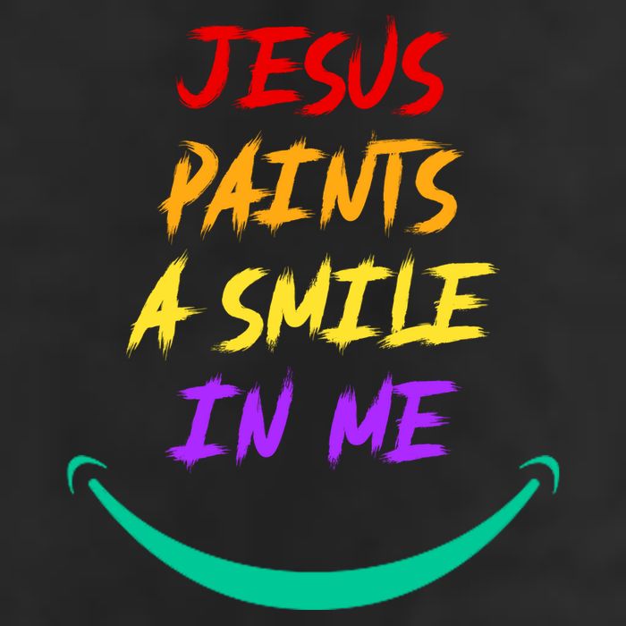 Jesus Paints A Smile In Me Beanie