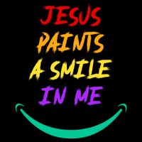 Jesus Paints A Smile In Me Youth Performance Sprint T-Shirt