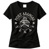 JCombs Port Aransas Texas Ancient Angler Fishing Womens T-Shirt