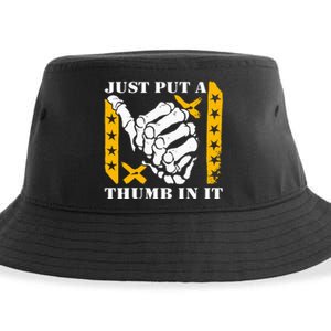 Just Put A Thumb In It Sustainable Bucket Hat