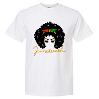 Juneteenth Pride Afro Hair Black History Garment-Dyed Heavyweight T-Shirt