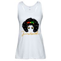 Juneteenth Pride Afro Hair Black History Ladies Essential Flowy Tank