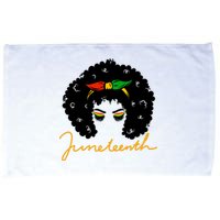 Juneteenth Pride Afro Hair Black History Microfiber Hand Towel