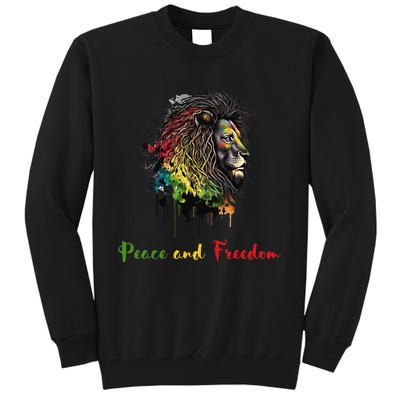 Juneteenth peace and freedom black history african heritage Tall Sweatshirt