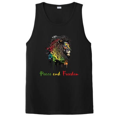 Juneteenth peace and freedom black history african heritage PosiCharge Competitor Tank