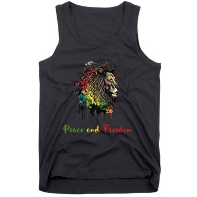 Juneteenth peace and freedom black history african heritage Tank Top