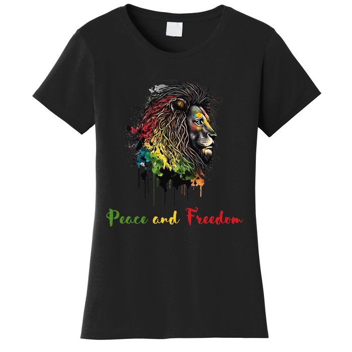 Juneteenth peace and freedom black history african heritage Women's T-Shirt