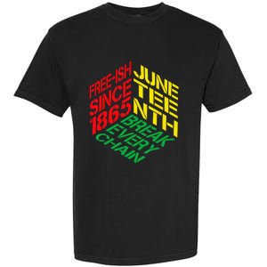 Juneteenth Pride African American Garment-Dyed Heavyweight T-Shirt