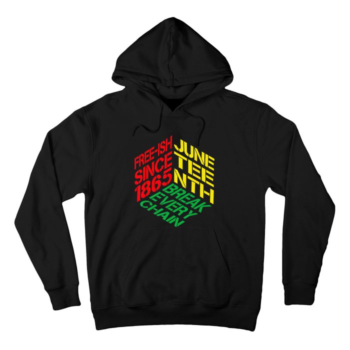 Juneteenth Pride African American Hoodie