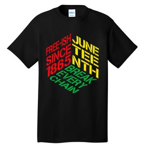 Juneteenth Pride African American Tall T-Shirt