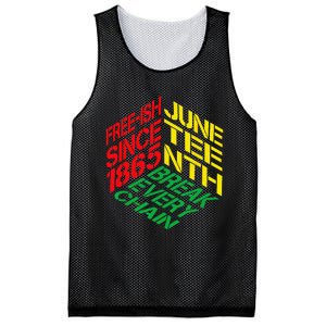 Juneteenth Pride African American Mesh Reversible Basketball Jersey Tank