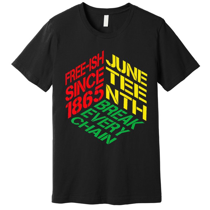 Juneteenth Pride African American Premium T-Shirt