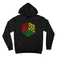 Juneteenth Pride African American Tall Hoodie