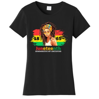 Juneteenth Proud Black African American Ladies honor 1865 Women's T-Shirt