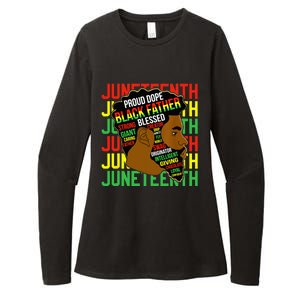 Juneteenth Proud Black Fathers Day Black History African Womens CVC Long Sleeve Shirt