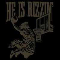 Jesus Playing Basketball He Is Rizzin Backpack