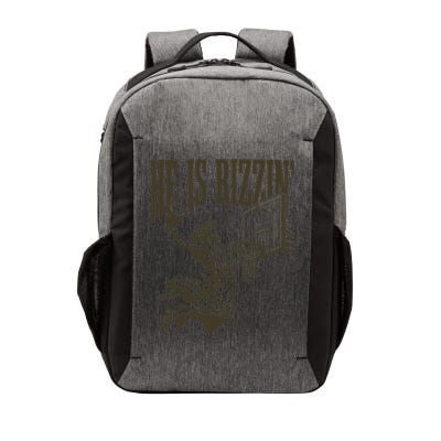 Jesus Playing Basketball He Is Rizzin Vector Backpack