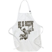 Jesus Playing Basketball He Is Rizzin Apron